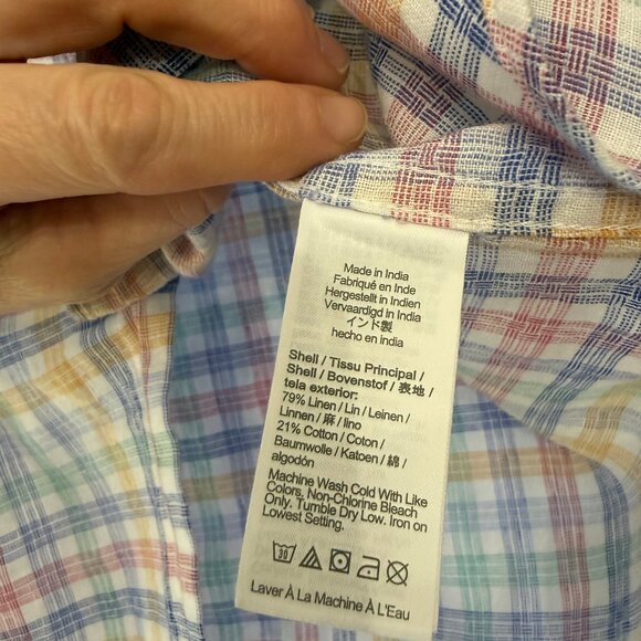 Jcrew Long-sleeved linen button down - Picture 4 of 4